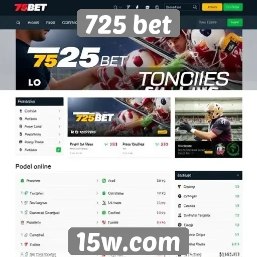 Análise das funcionalidades do site 725 bet