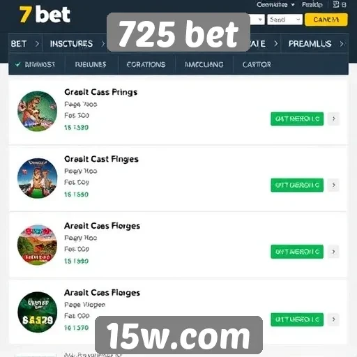 Ofertas de bônus e promoções na 725 bet
